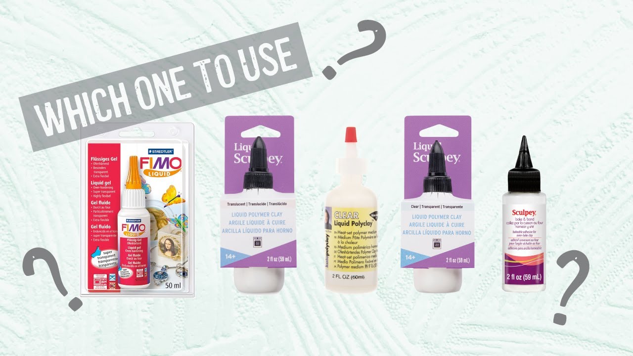 Liquid Sculpey | Fimo Liquid | Kato Liquid Polyclay | Sculpey Bake and Bond