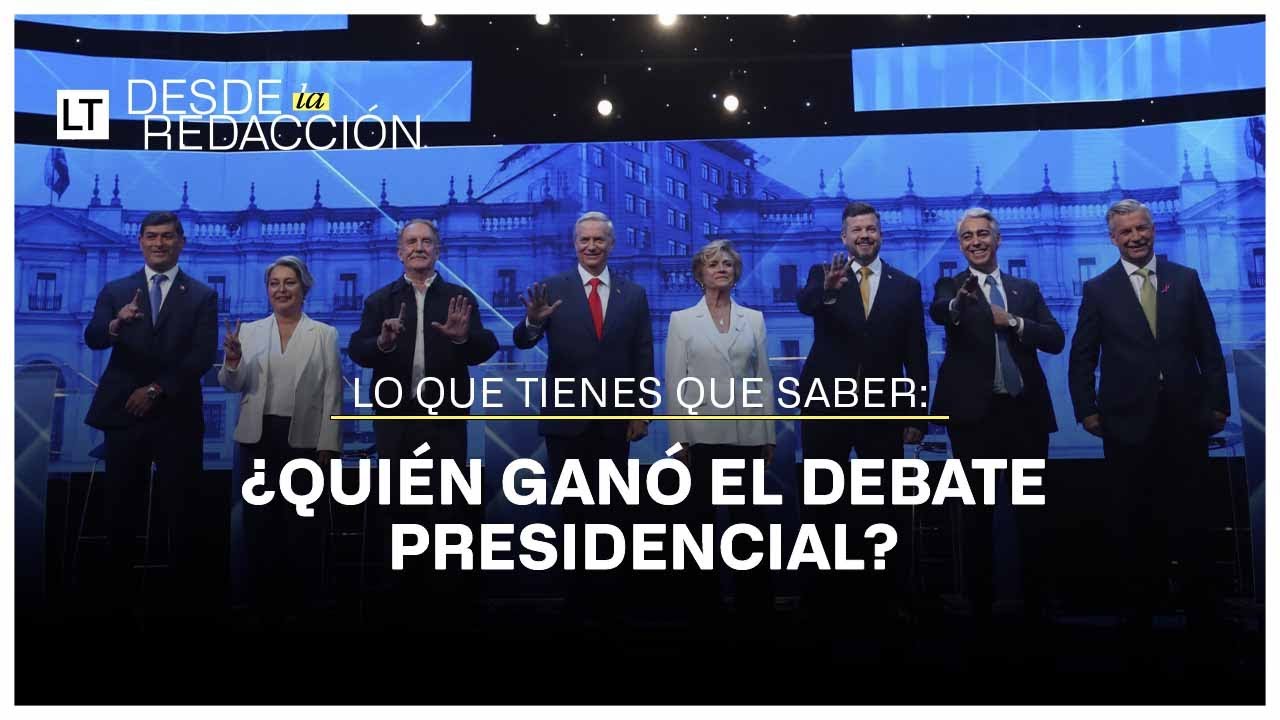 &iquest;Qui&eacute;n gan&oacute; el debate presidencial?