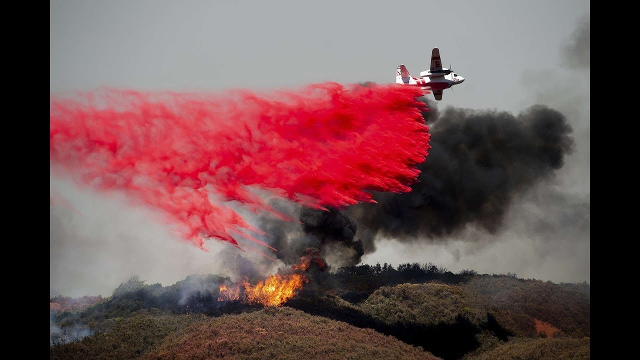 Carr Fire Redding CA Air Attack 2018 07