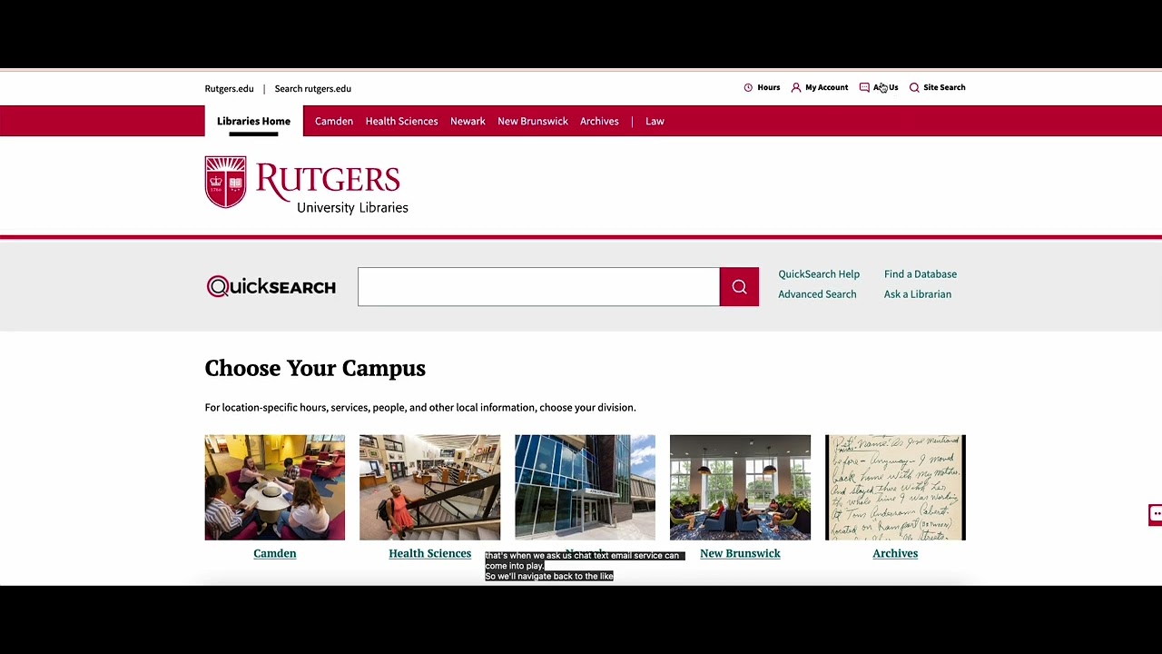Bloustein Graduate Student Library Session Part 1 - Using the Library Website