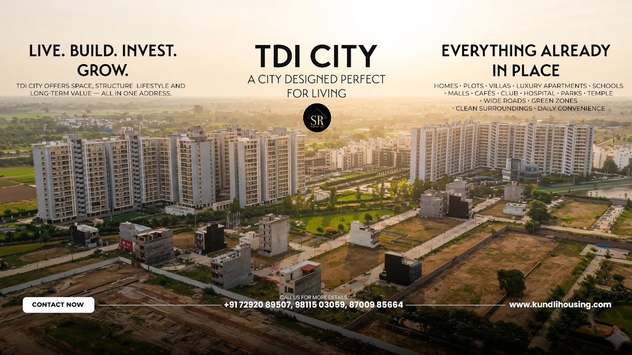 TDI CITY KUNDLI Full Tour | TDI City Kundli | TDI City | Kundli Plots 