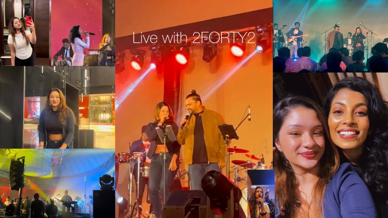 Billy Fernando & Devashrie live with 2FORTY2 (behind the scenes) - #Vlog2 ✨🤎