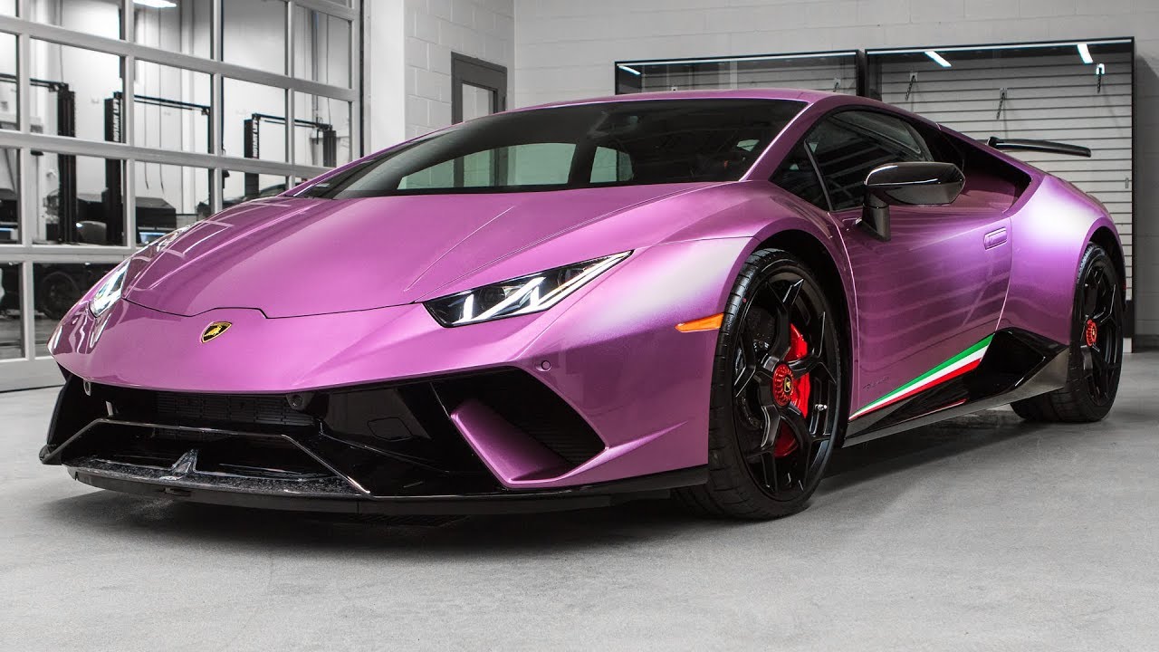 Delivery of a 2018 Lamborghini Huracán LP640-4 Performante in Viola SE 30TH!!!