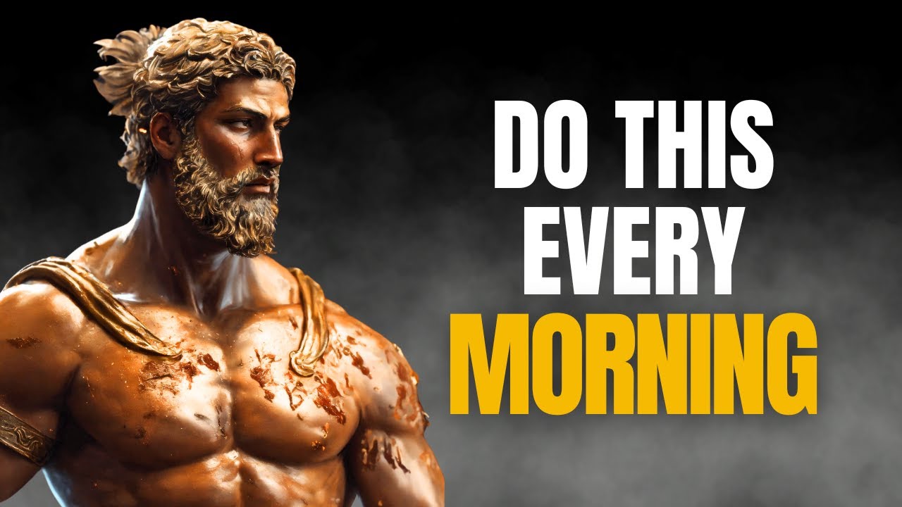 10 THINGS You SHOULD do every MORNING (Stoic Morning Routine) | Stoicism