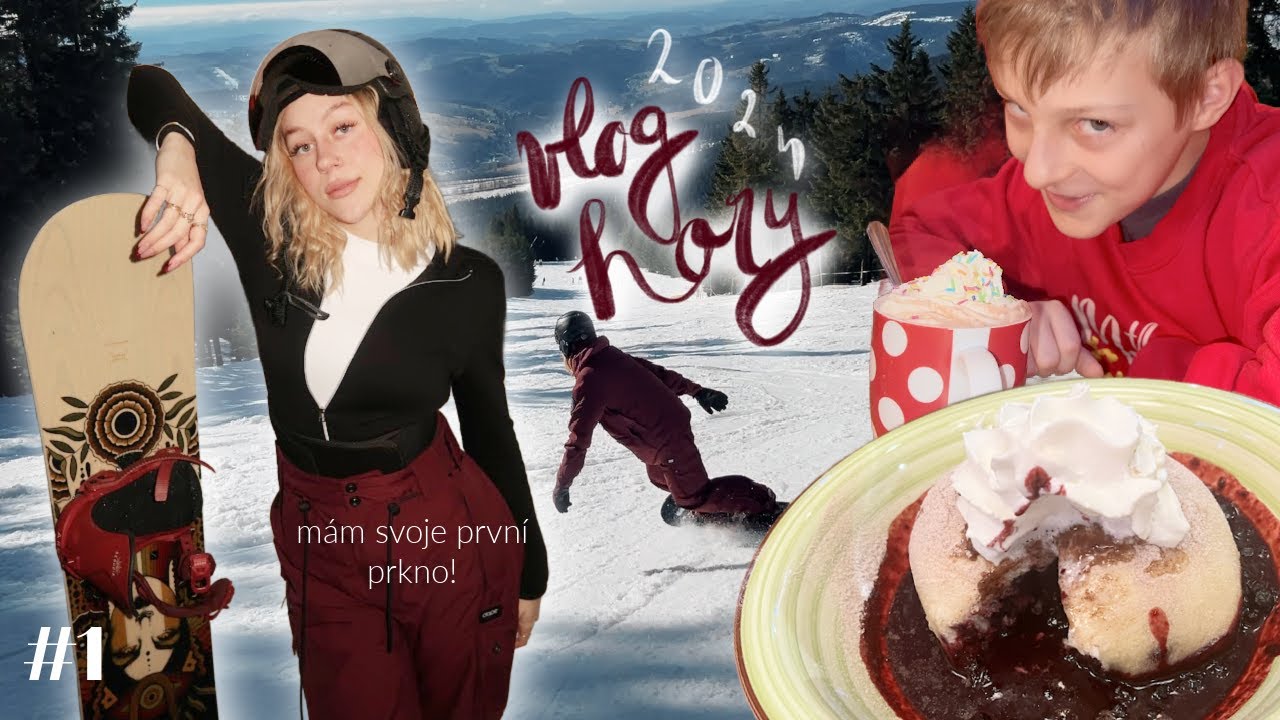 FREE RIDE V LESE, sauna, jak jsme neměli klíče, nový prkno!!! 🏂 VLOG Z HOR #1