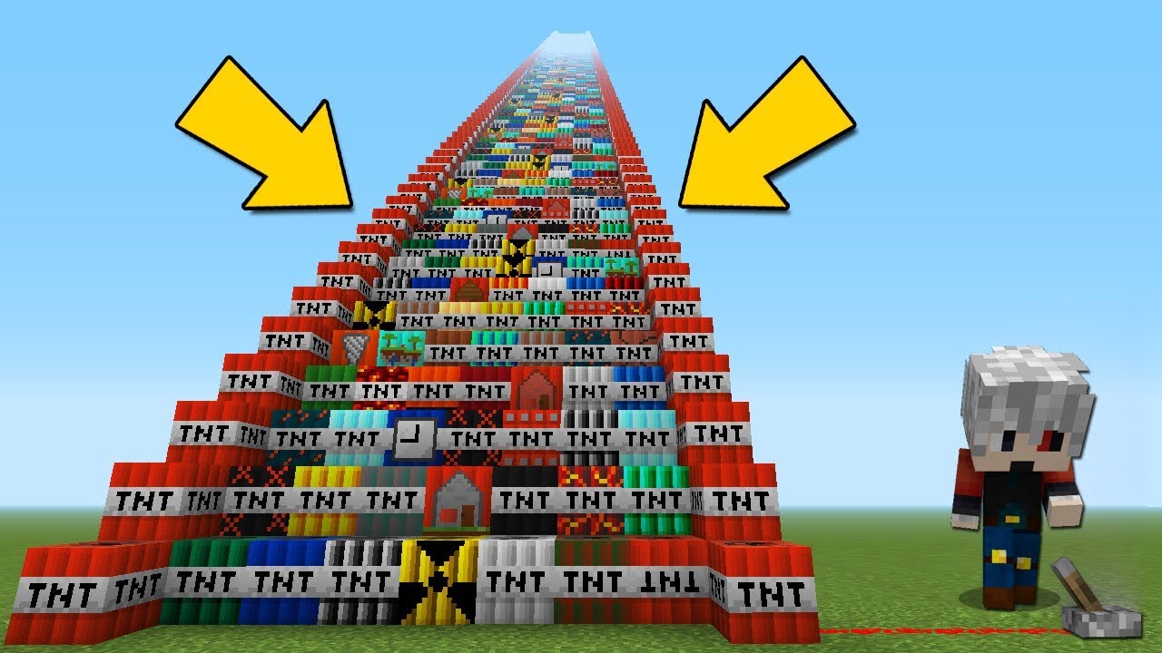UZAY TNT MERDİVENİNİ PATLATMAK - Minecraft
