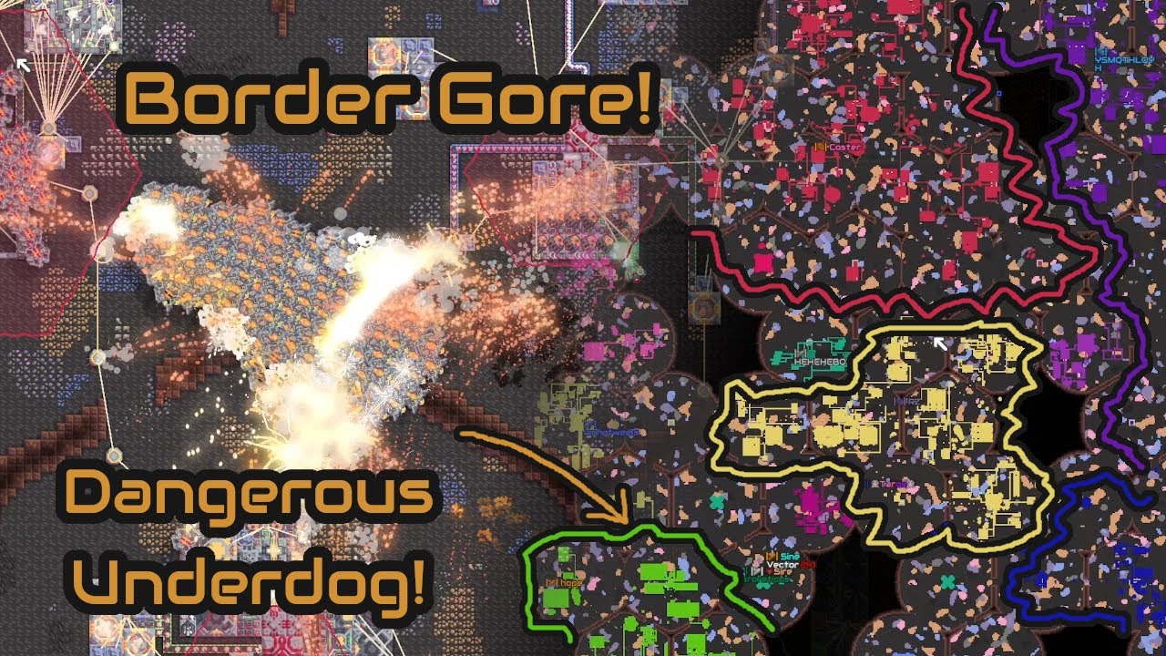 Mindustry Hex PvP: How Did This Border Gore Get All Over My Server?!