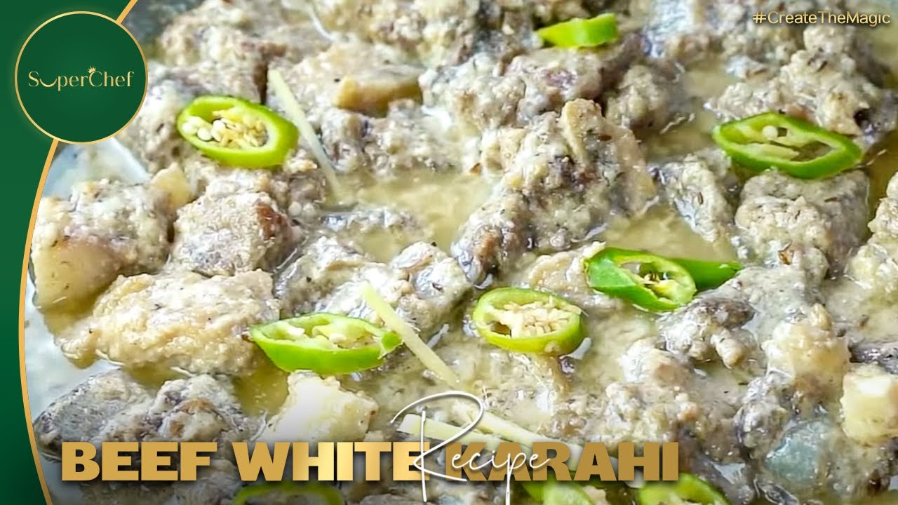 Restaurant-Style Beef White Karahi &ndash; Creamy & Flavorful Bakra Eid Special!