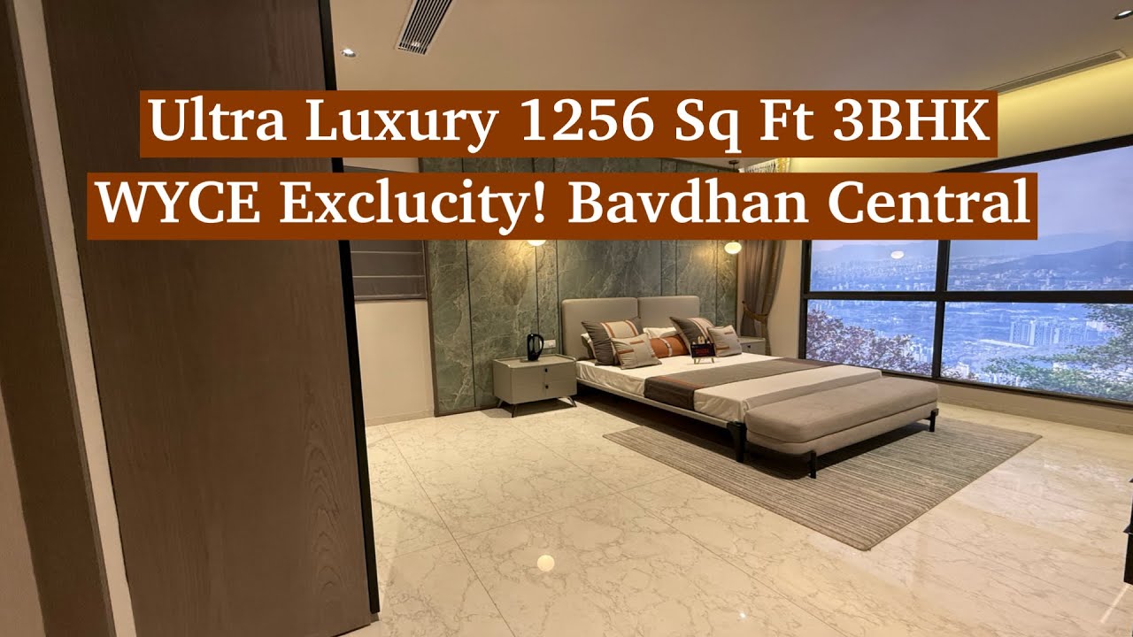 Inside WYCE Exclucity! Ultra Luxury 1256 Sq Ft 3BHK in Central Bavdhan – This Home Will STUN You!