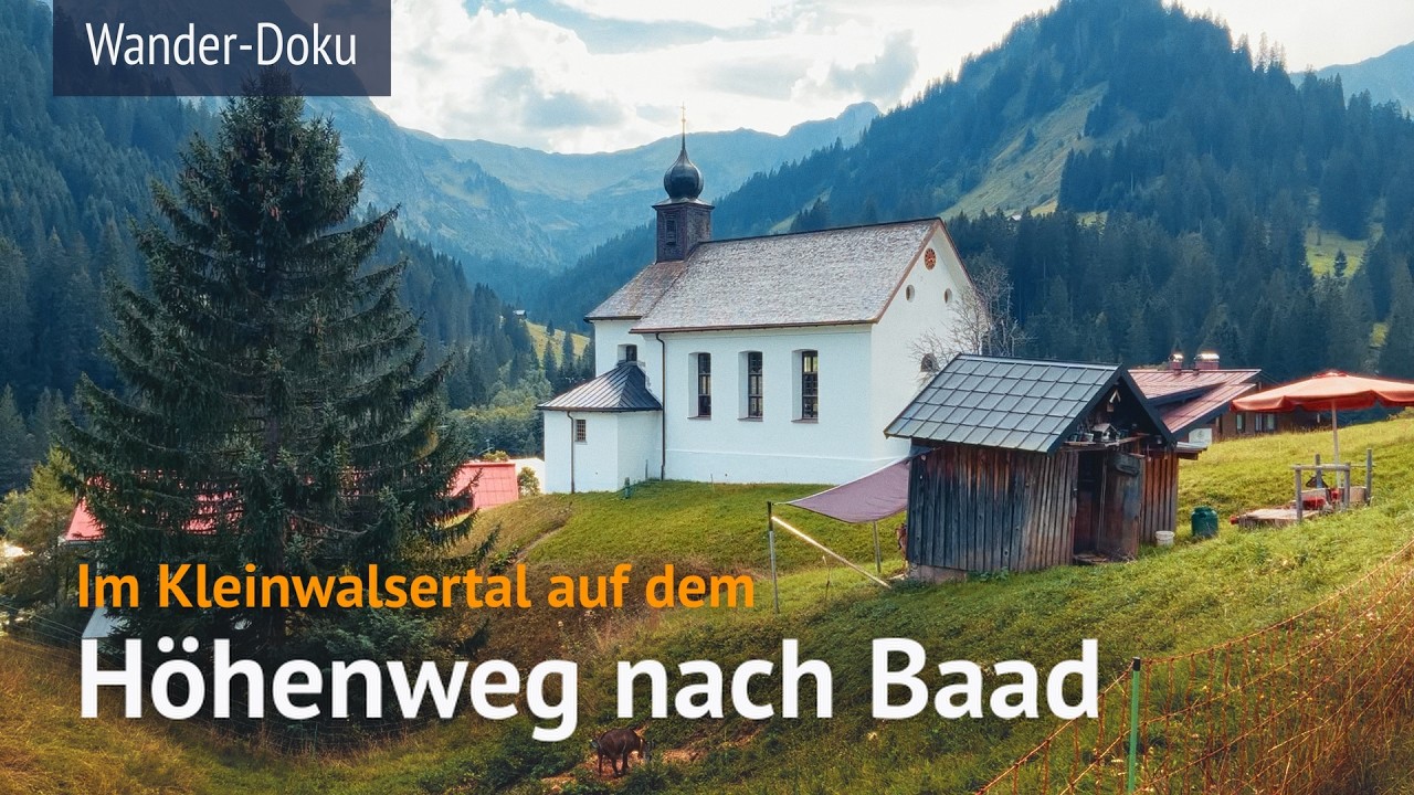 Vom Gipfel des Walmendinger Horns nach Baad. WANDERN Kleinwalsertal #7