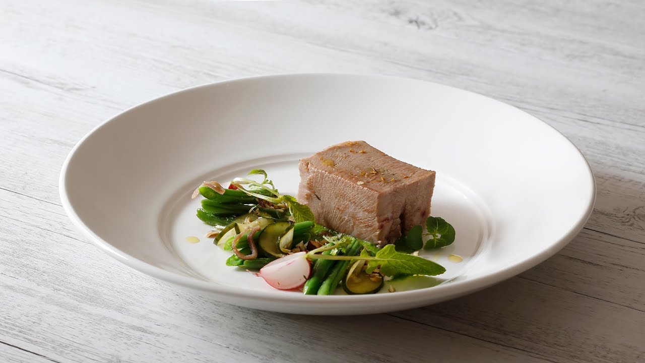 Lingua con bagnetto verde e finta giardiniera | Chef Deg | Sfizioso