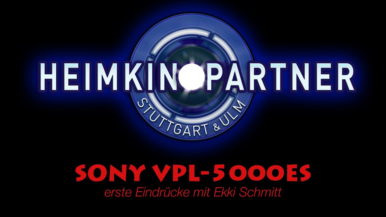 Sony VPL 5000ES Pr&auml;sentation durch Ekki Schmitt Cine4home - Impressionen