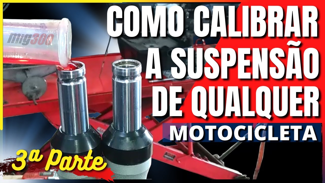 [criterioso] COMO CALIBRAR O NÍVEL DE ÓLEO DA SUSPENSÃO DE QUALQUER MOTO | PASSO à PASSO | 3ª Parte
