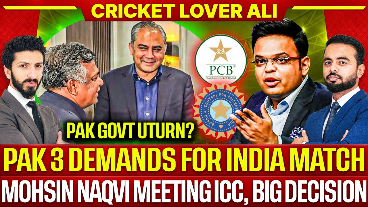Breaking: Pak Demands for India Match, Insiders | Mohsin Naqvi Meeting ICC, Big Decision
