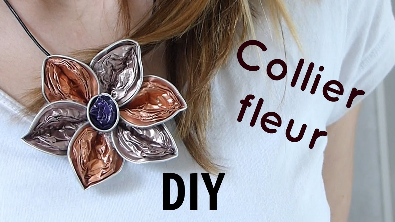 [ Tutoriel N°10 ] : DIY collier fleur en capsules nespresso