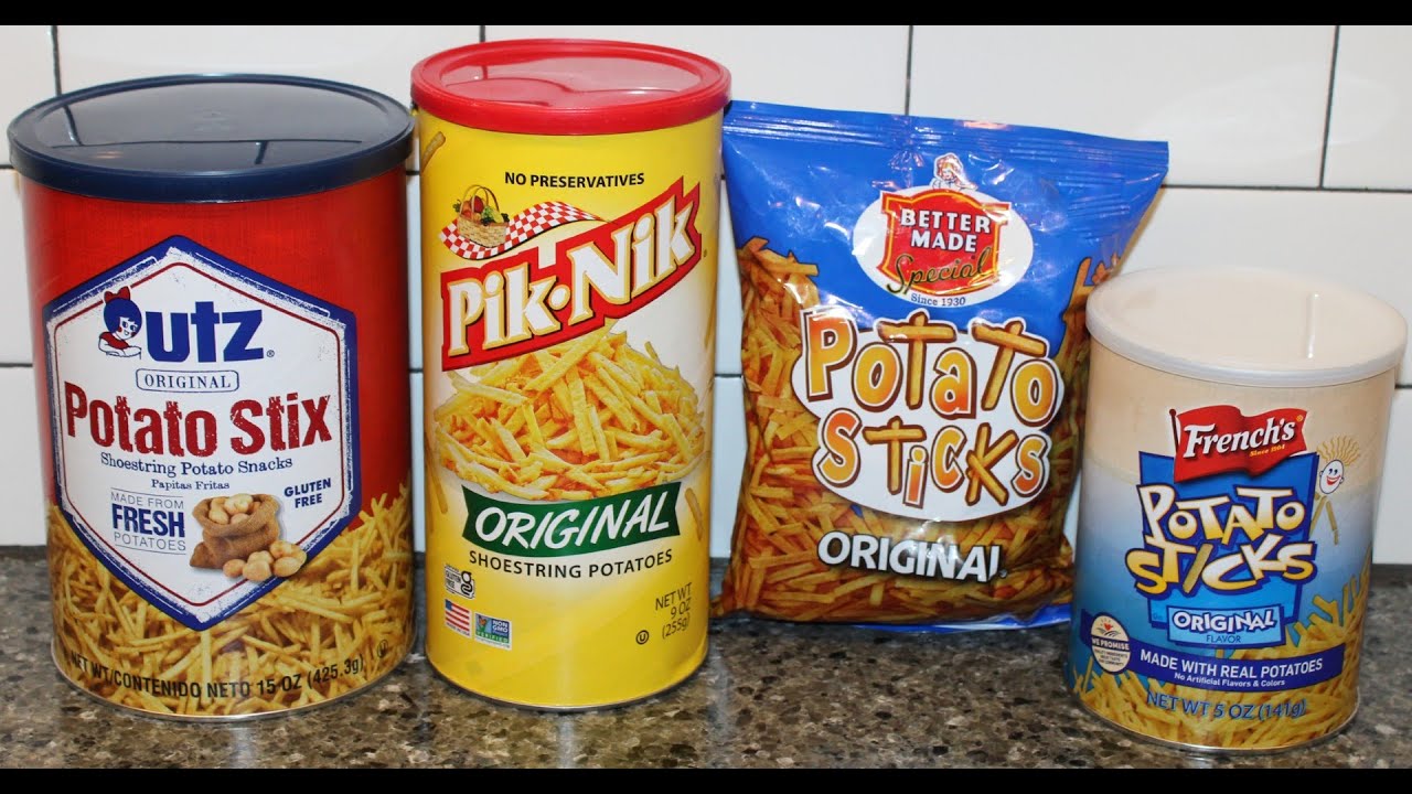 Potato Sticks Comparison: UTZ, Pik-Nik, Better Made Special & French&rsquo;s