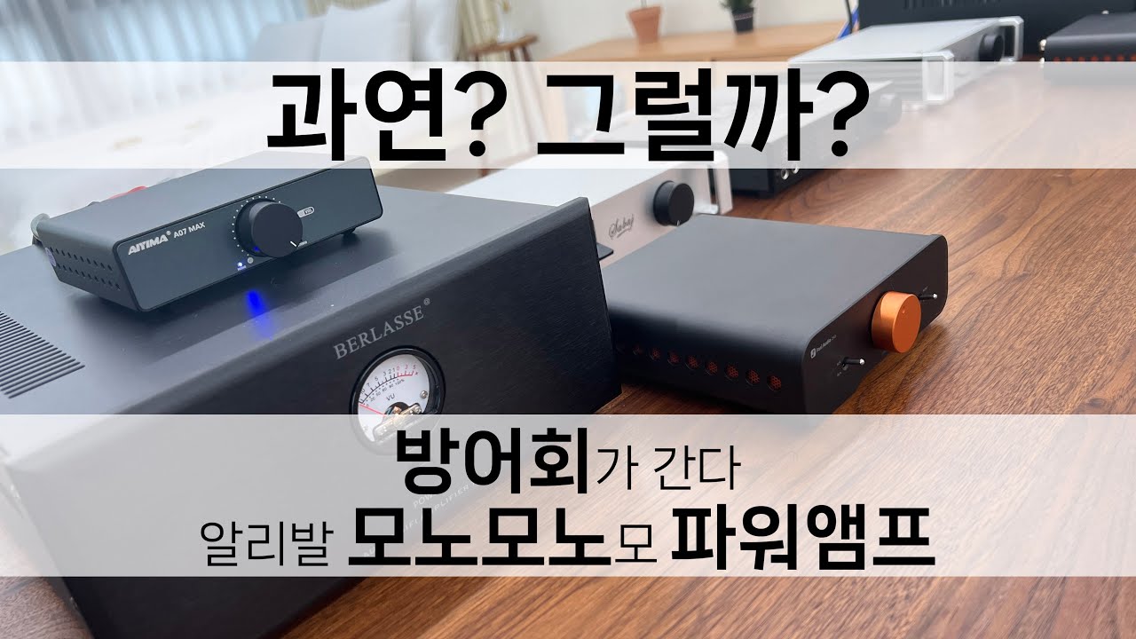 과연? 그럴까? - 방어회가 간다. 알리발 모노모노 파워앰프