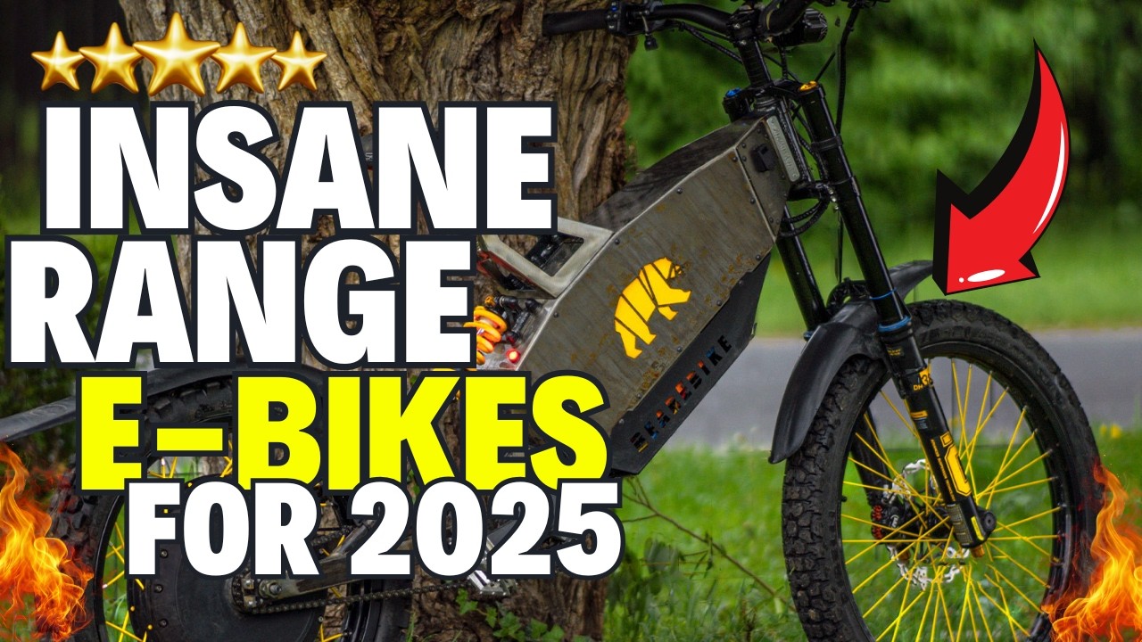 Электровелосипеды с самым большим запасом хода в 2024/2025 годах🚴🔥 Лучшие в мире!