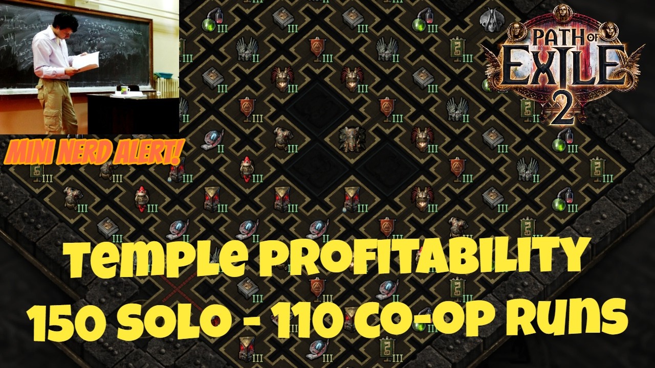[PoE2] Temple Profitability Based on 150 Solo and 110 Co-Op Runs!