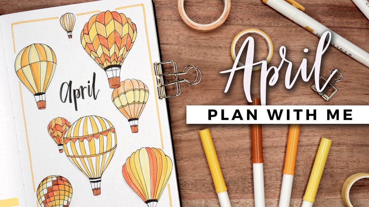 PLAN WITH ME | April 2019 Bullet Journal Setup