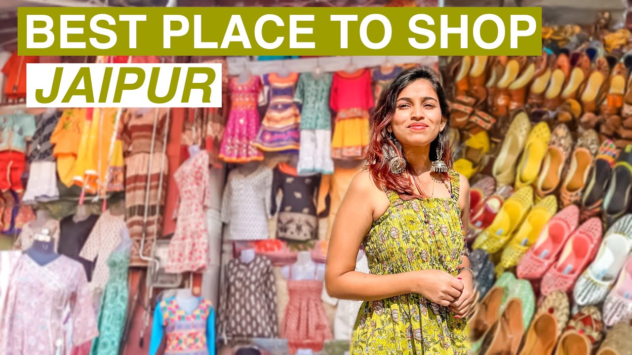 SHOPPING IN JAIPUR! Lengha at Rs.200 🤩 BEST Markets to shop