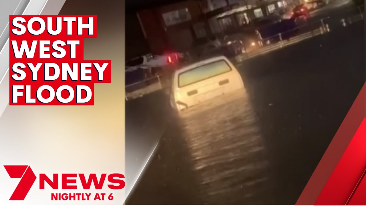 Liverpool and Bankstown flooded - March 2022 | 7NEWS