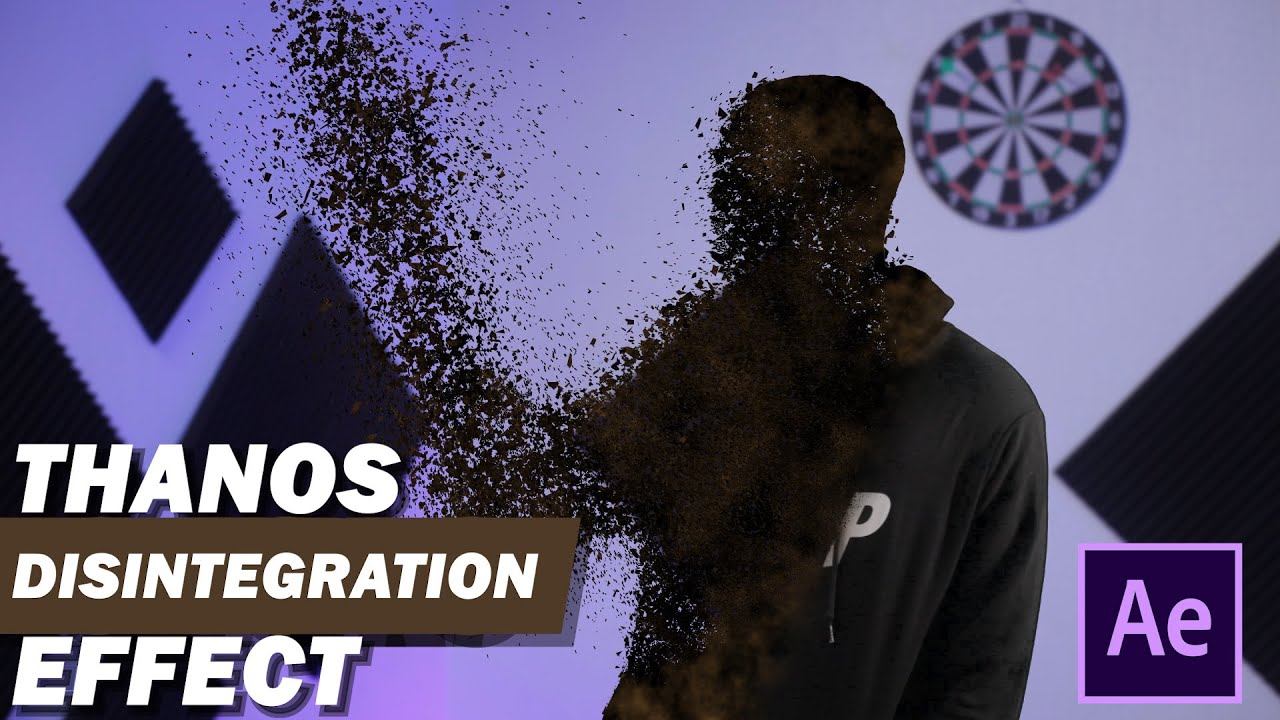 How I Created The THANOS DISINTEGRATION EFFECT - After Effect Tutorial