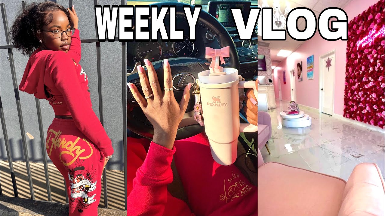 Spend A Day With Me! Sugar Wax, Stanley Unboxing + Accessories , Nail Spa 💅🏿  & More!