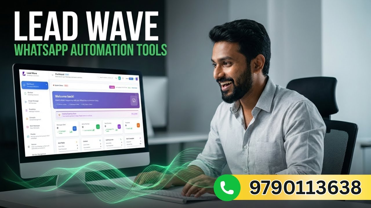 Whatsapp Automation Software 2026 l Lead Wave Software | Whatsapp Marketing Software Without API