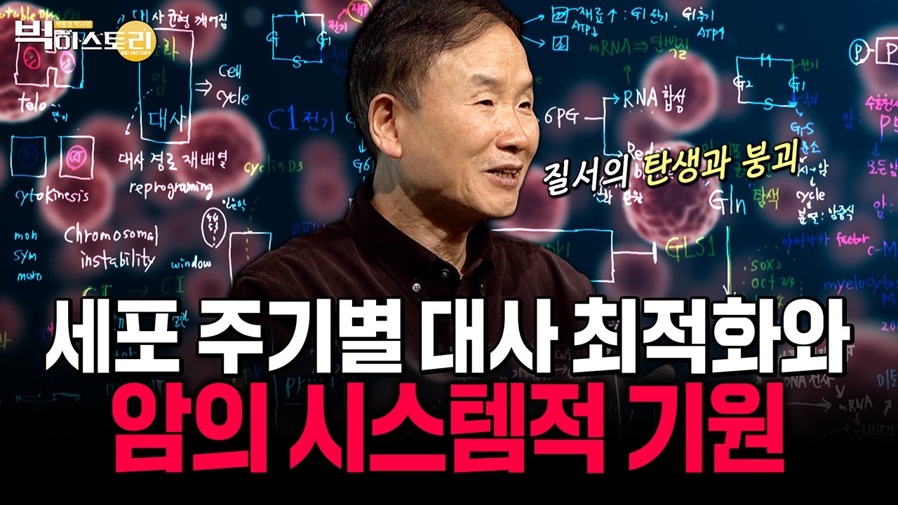 '질서의 탄생과 붕괴' 세포 주기별 대사 최적화와 암의 시스템적 기원| 박문호박사의 빅히스토리 EP.62 #박문호 #과학강의 #인문학강의