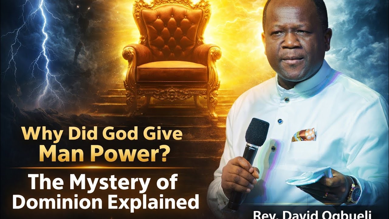 WHY DID GOD GIVE MAN POWER? THE MYSTERY OF DOMINION EXPLAINED|| DOMINION MANDATE|| REV DAVID OGBUELI