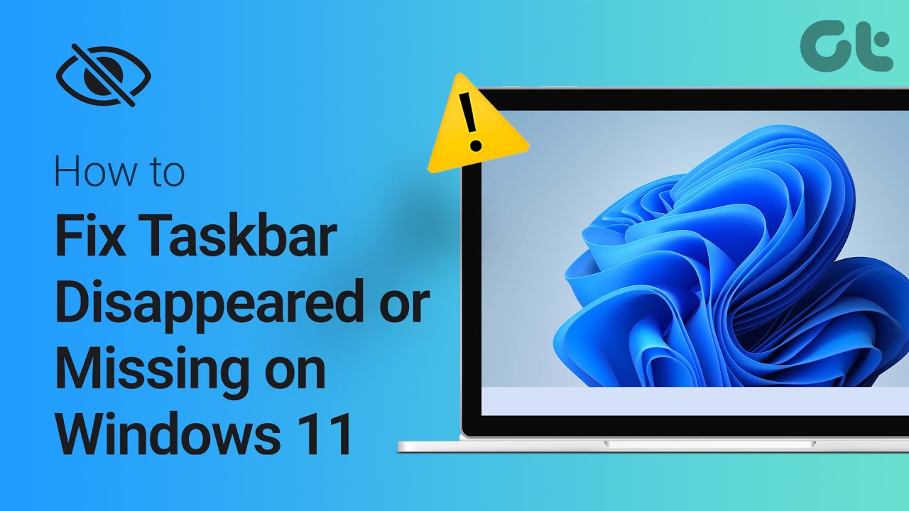 Как исправить исчезновение или отсутствие панели задач в Windows 11