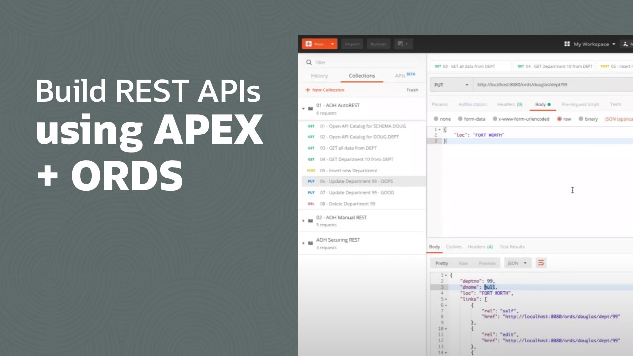 REST and Application Express