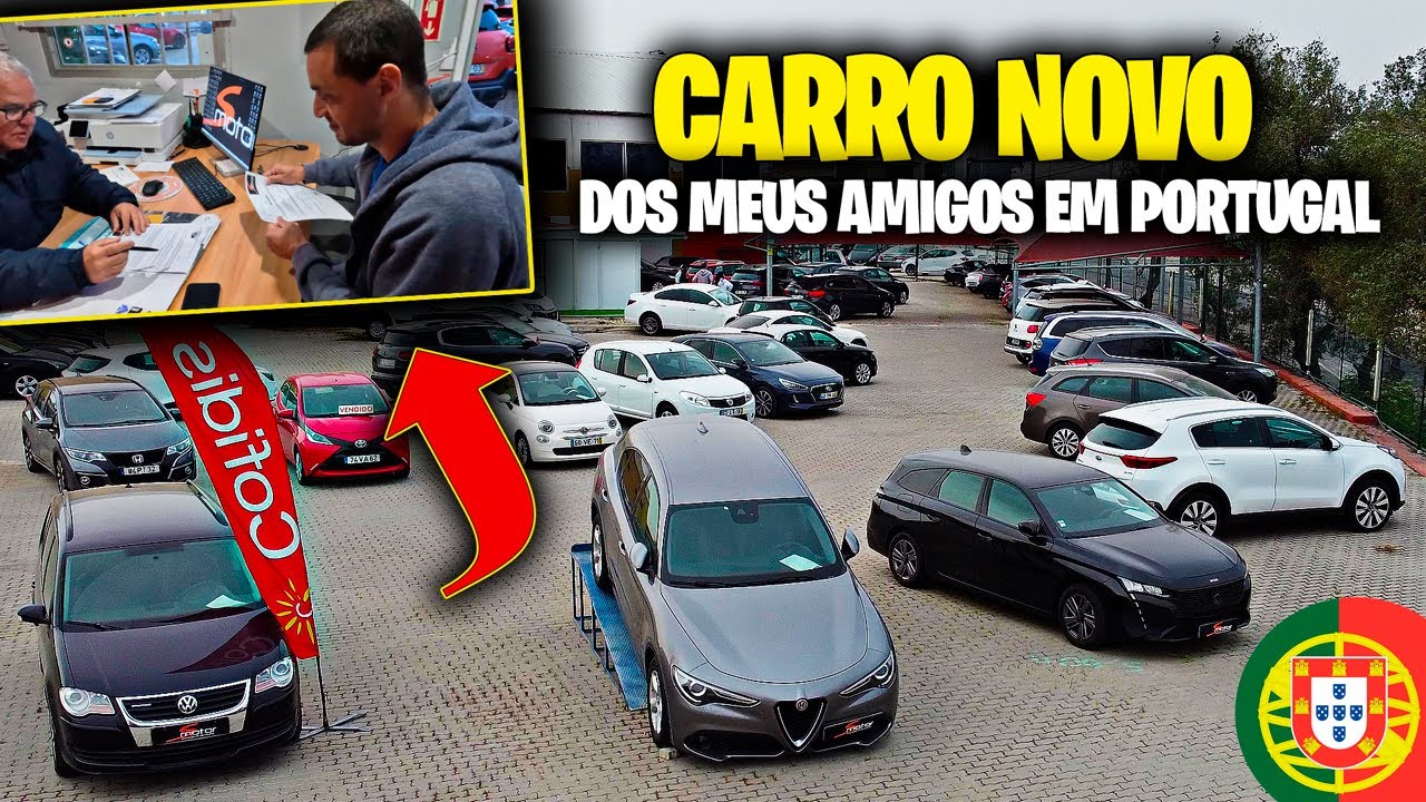 Fomos Buscar o Carro Novo dos Meus Amigos na SMOTOR em Portugal