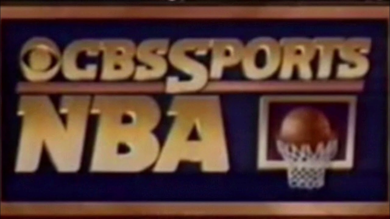 NBA ON CBS rare 1989 -1990 theme