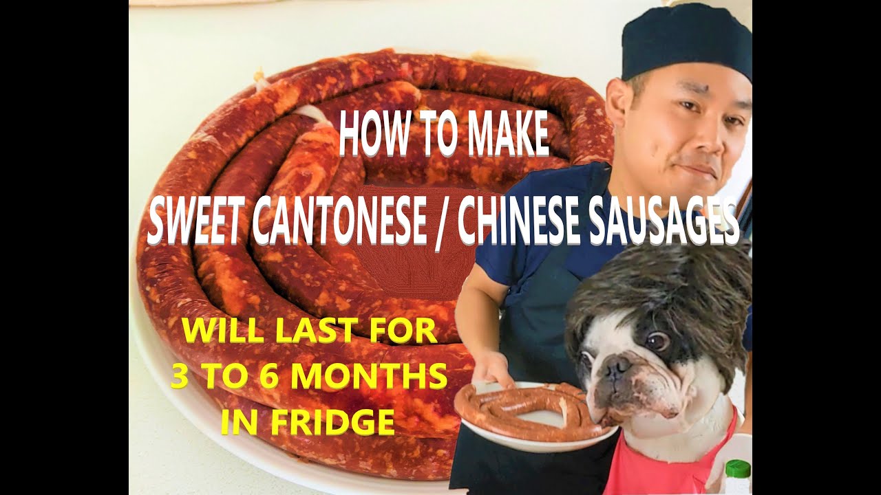 HOW TO MAKE SWEET CHINESE SAUSAGES