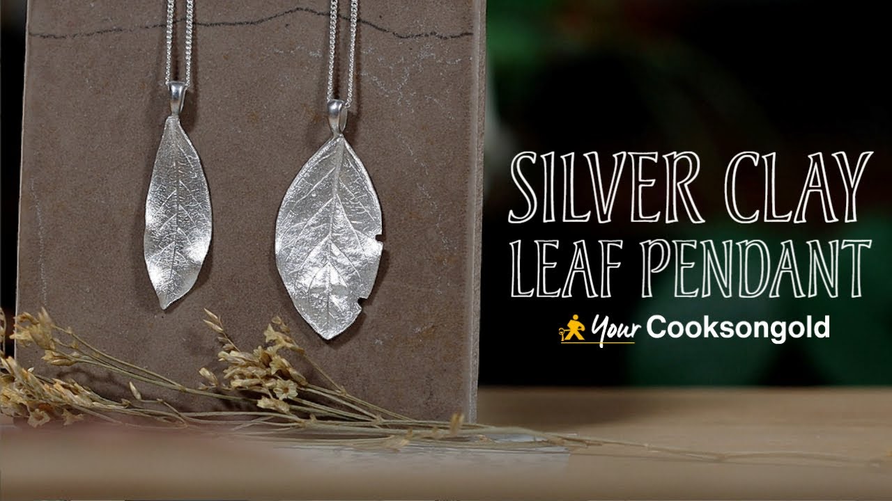 How To Make A Silver Clay Leaf Pendant