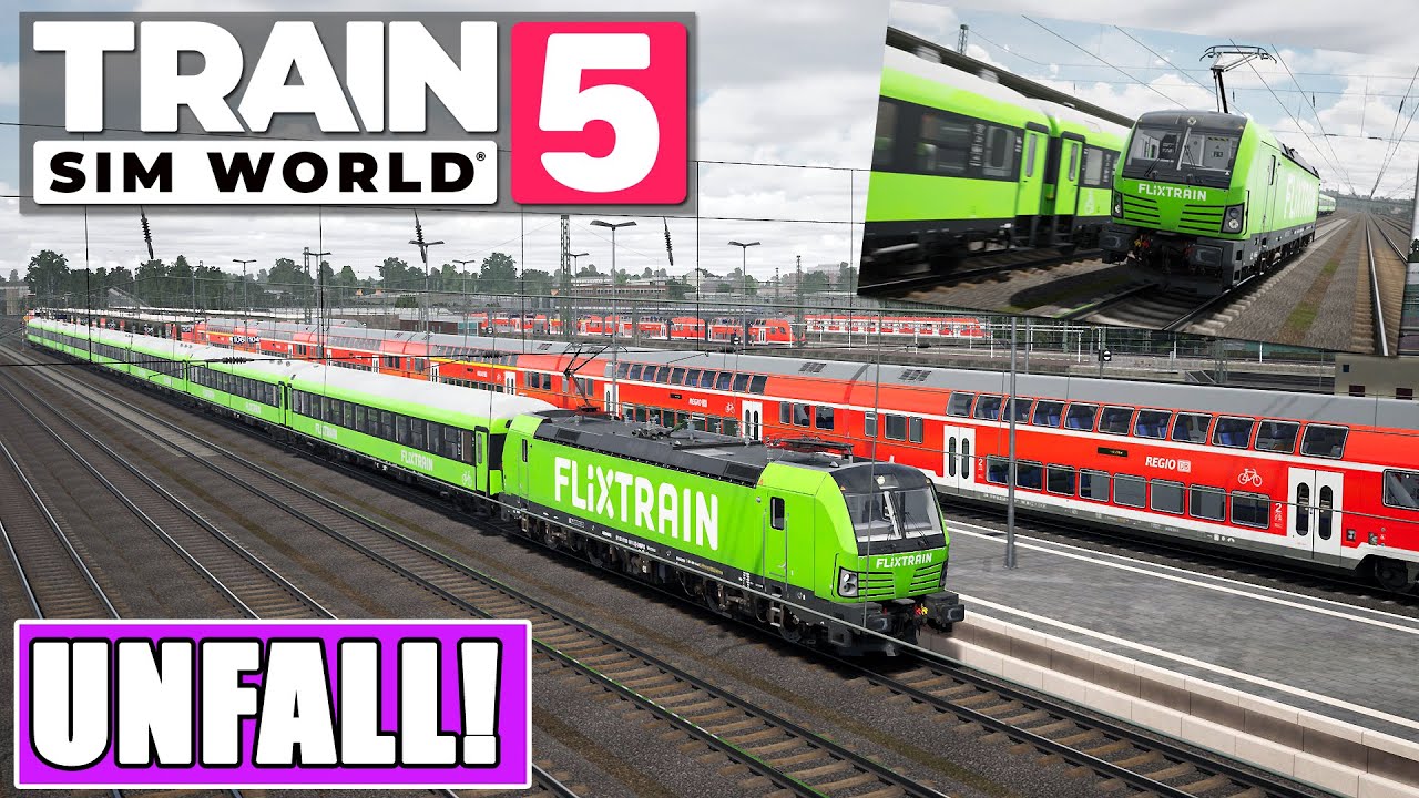Train Sim World 5 STRECKENSPERRUNG! | TSW5 Frankfurt Fulda Flixtrain Gameplay [Deutsch]