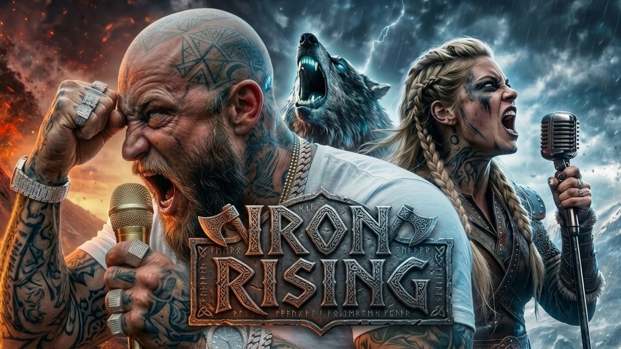 IRON RISING ⚔️  Iron Ragnar Vibes  Dark Viking Rap
