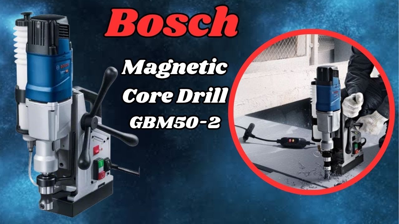 Bosch Magnetic metal core drill GBM 50-2 With laser Technology to drill Precisely on tough metals