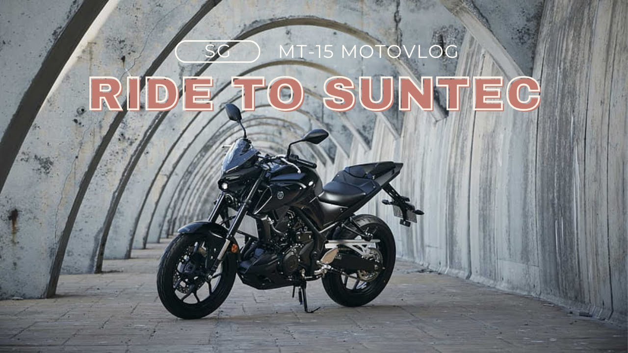 Riding to Suntec City | MT-15 Motovlog Singapore