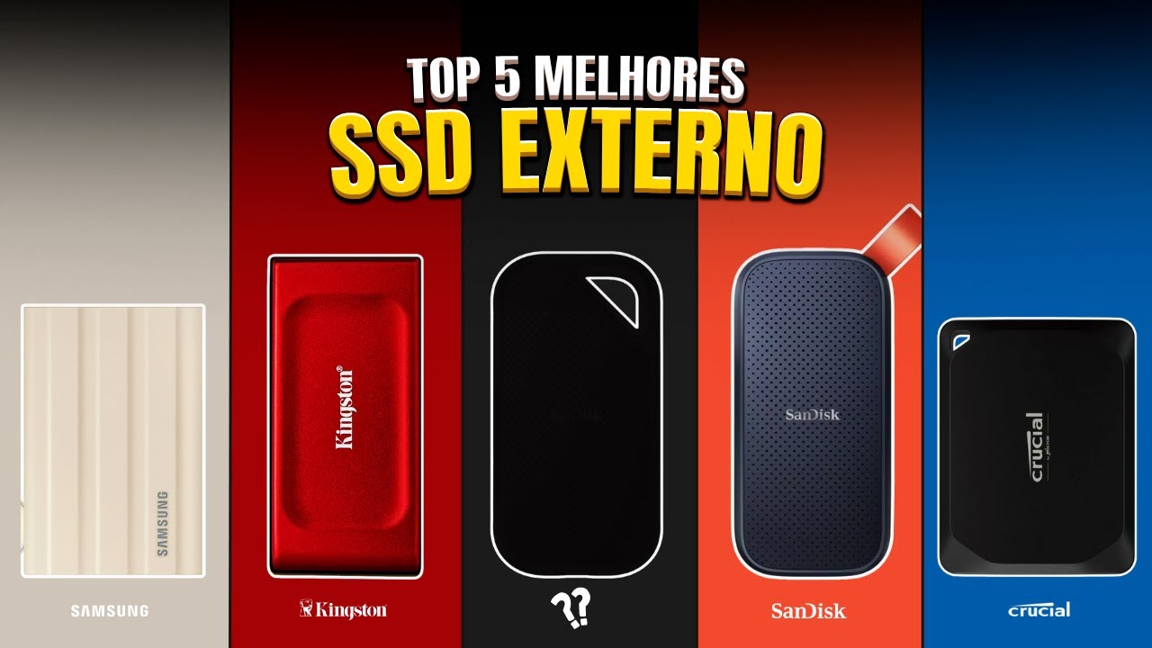 [Atualizado] Qual SSD EXTERNO Comprar em 2026? 5 Melhores SSD Portátil ✅