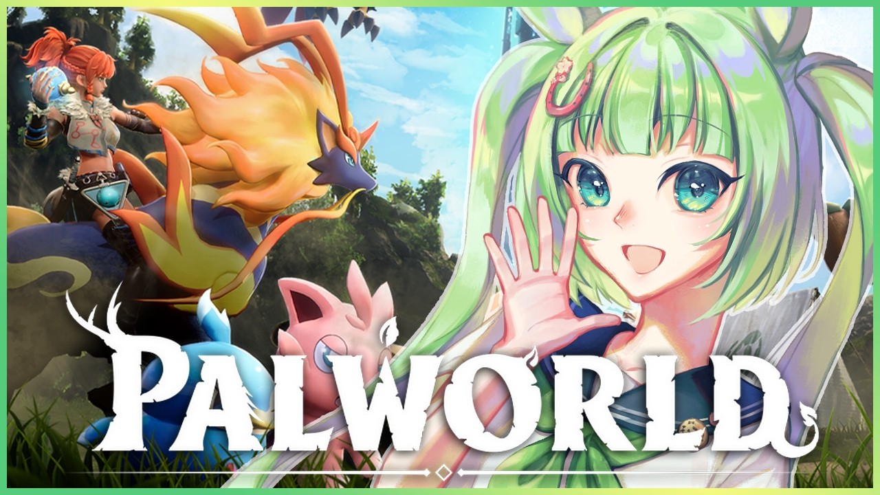 【Palworld/こま鯖】初見のテラリアコラボエリアへ！【バ美肉/Vtuber】