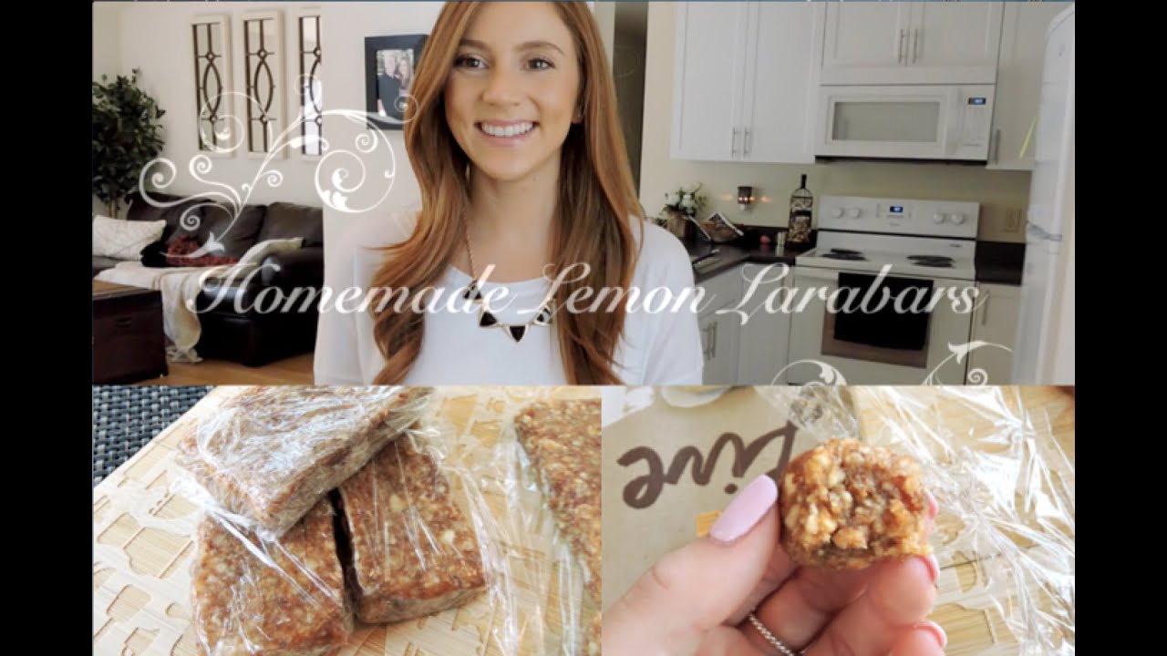 Homemade Lemon Larabars