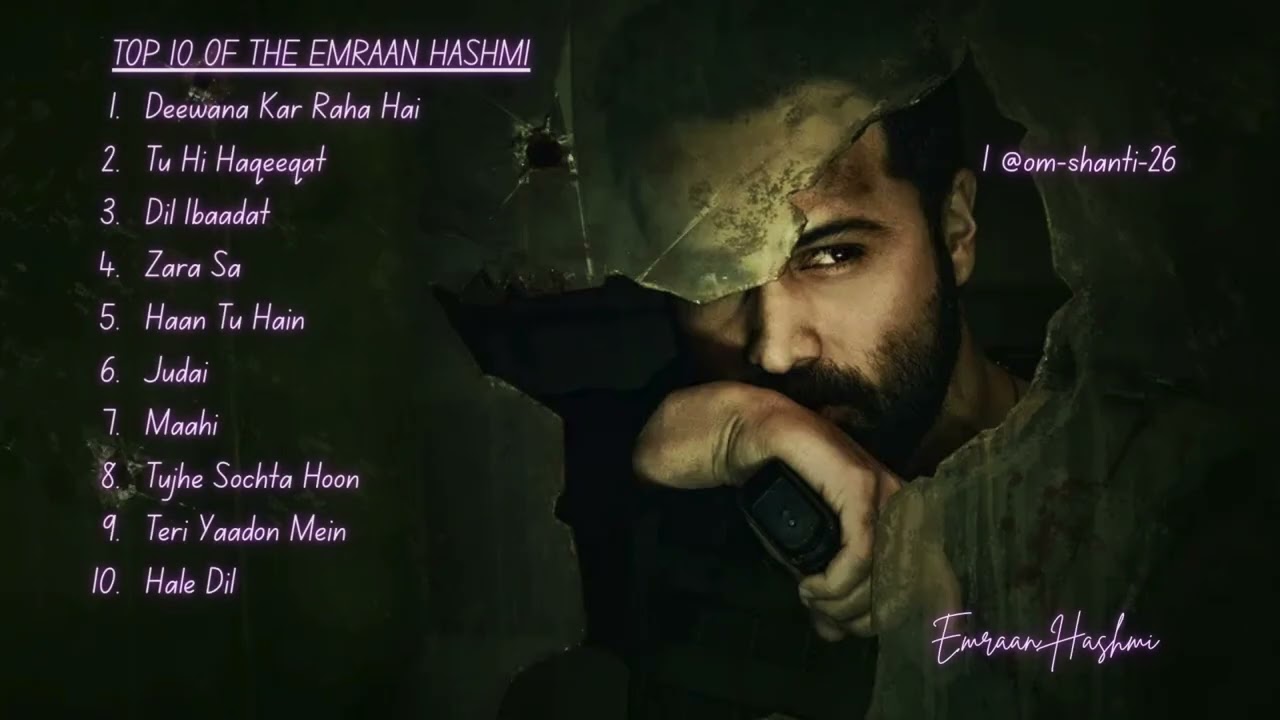 Top 10 Emraan Hashmi Romantic Songs ❤️ PART-1 |Emraan Hashmi Songs |Timeless Emraan Hashmi Songs