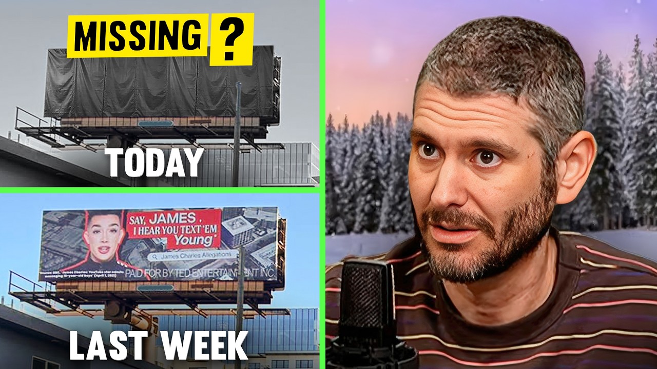 Our James Charles Billboard Went Missing.