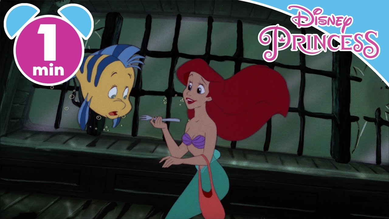 The Little Mermaid | Ariel and Flounder Escape from the Shark | Disney Princess ADVERT