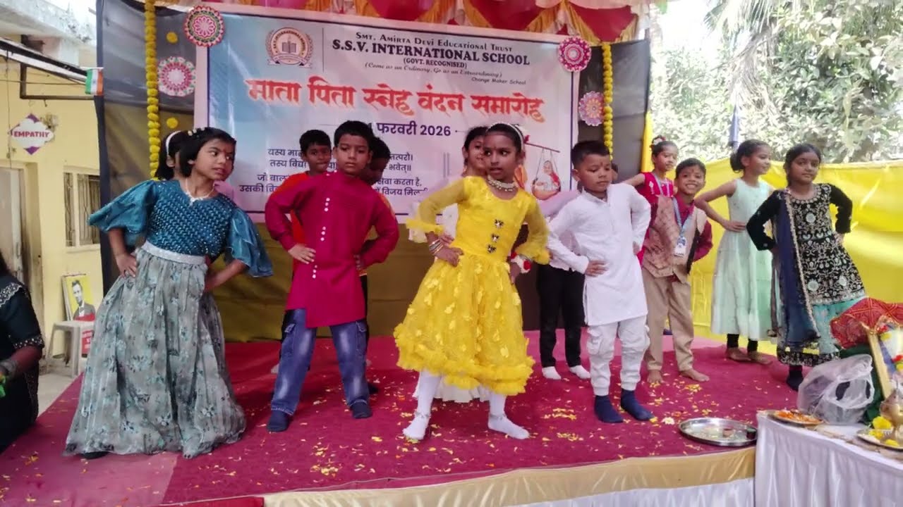 LITTLE CHAMPS PERFORMANCE ON MATA PITA SNEH VANDAN SAMAROH #ssvinternationalschool 