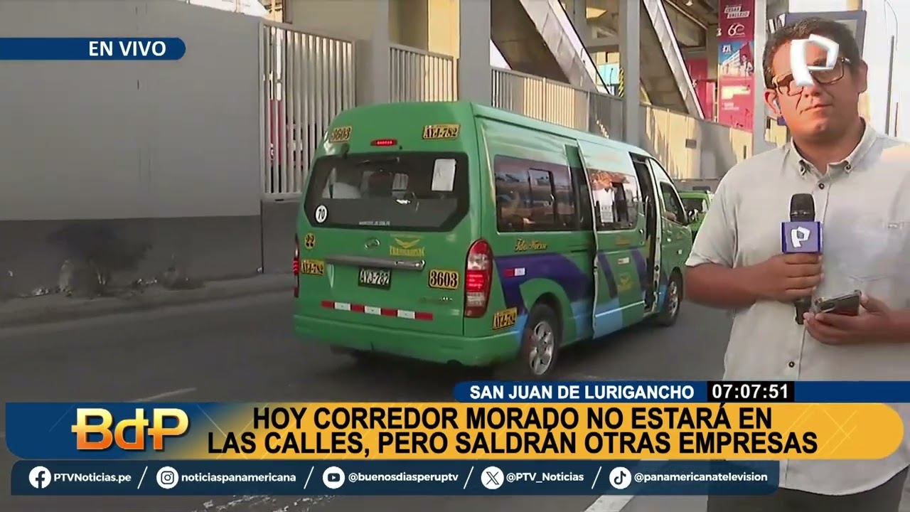 Caos y desorden en Lima: Corredor Morado deja de operar hoy y cústers regresan a las calles