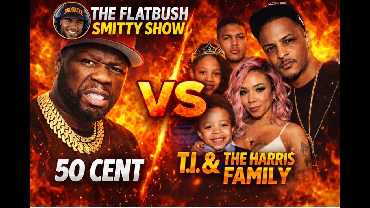 THE FLATBUSH SMITTY SHOW  50 cent vs TI and the Harris family || did manny brim  run from the opps